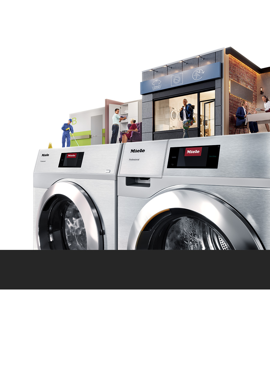 Miele commercial washing machines and dryers