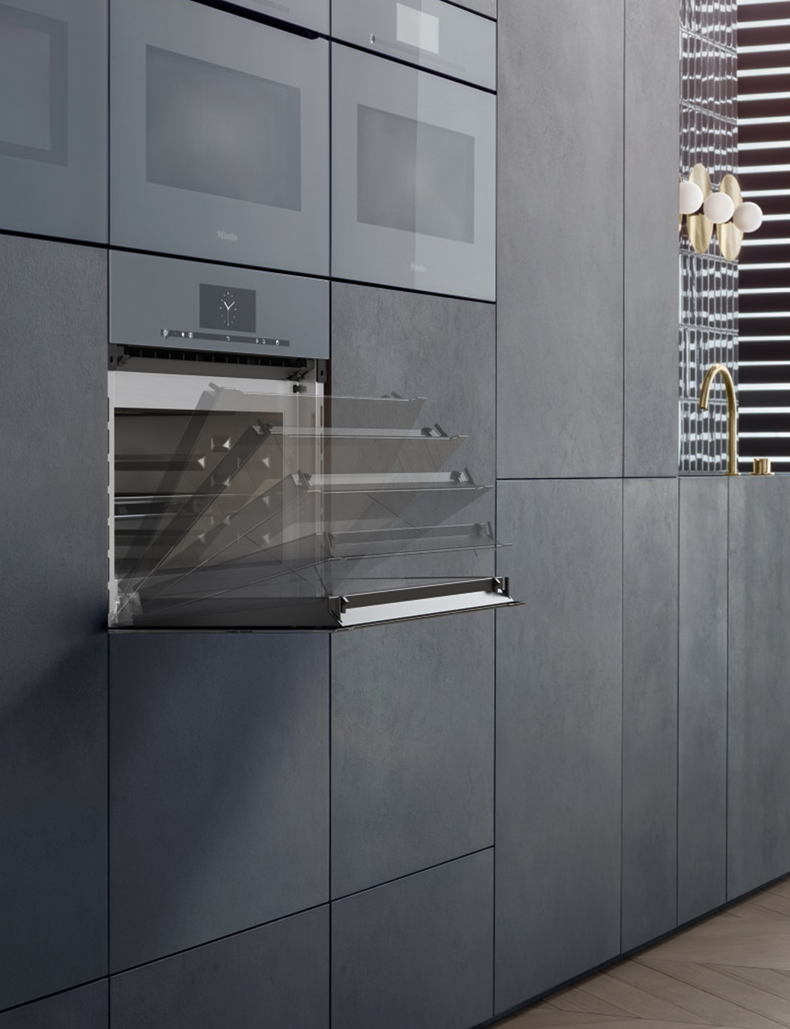 ArtLine builtin appliances with Touch2Open » Miele